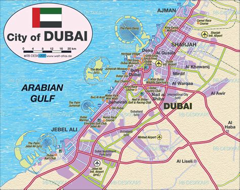 dubai all city name